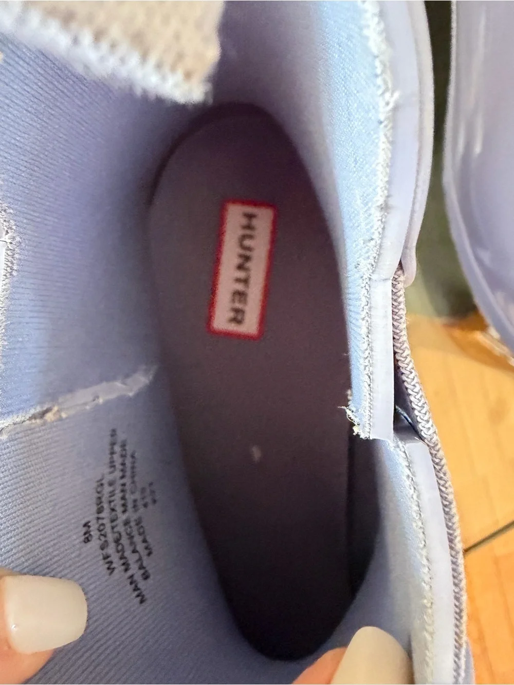 Hunter Chelsea Rain Boots in Light Lavender